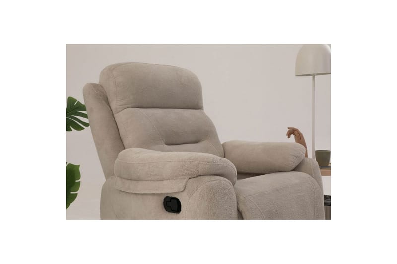 Angola Manuell reclinerstol - Kremhvit - Møbler - Stoler & lenestoler - Lenestoler - Recliner & kinostol