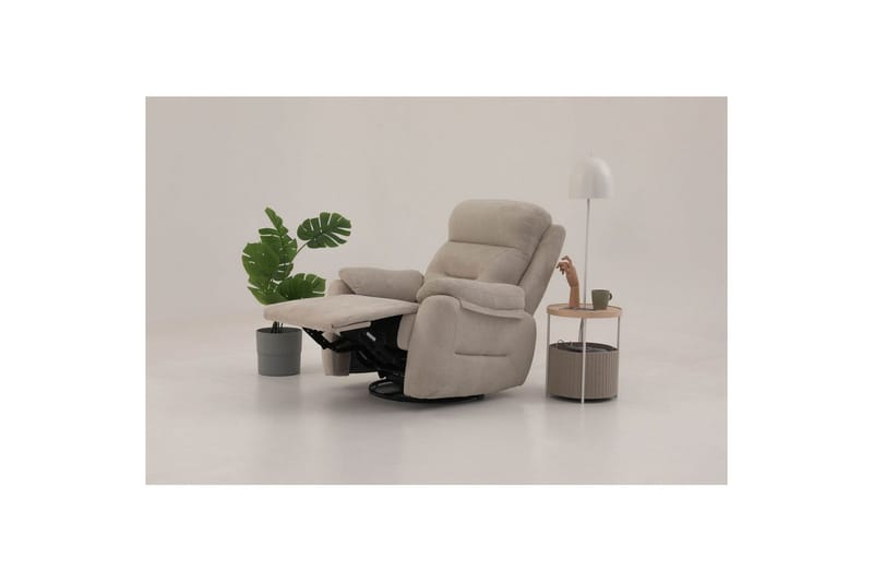 Angola Manuell reclinerstol - Kremhvit - Møbler - Stoler & lenestoler - Lenestoler - Recliner & kinostol