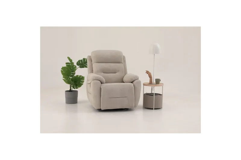 Angola Manuell reclinerstol - Kremhvit - Møbler - Stoler & lenestoler - Lenestoler - Liggestol