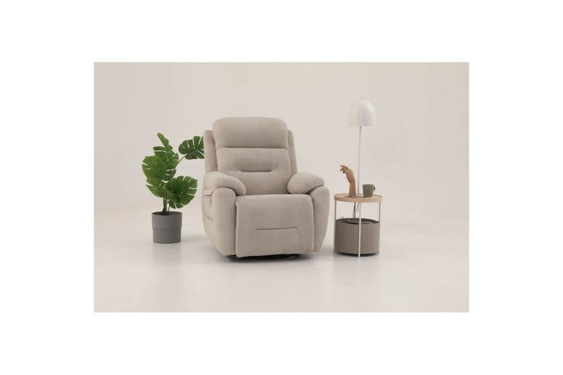Angola Manuell reclinerstol - Kremhvit - Møbler - Stoler & lenestoler - Lenestoler - Recliner & kinostol