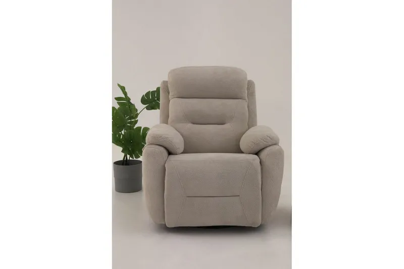 Angola Manuell reclinerstol - Kremhvit - Møbler - Stoler & lenestoler - Lenestoler - Recliner & kinostol