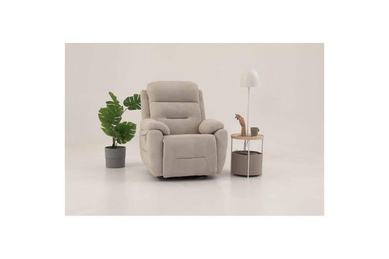Angola Manuell reclinerstol - Kremhvit - Møbler - Stoler & lenestoler - Lenestoler - Liggestol