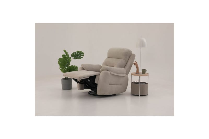 Angola Manuell reclinerstol - Kremhvit - Møbler - Stoler & lenestoler - Lenestoler - Liggestol