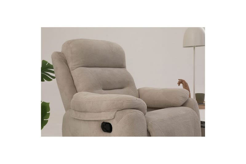 Angola Manuell reclinerstol - Kremhvit - Møbler - Stoler & lenestoler - Lenestoler - Liggestol