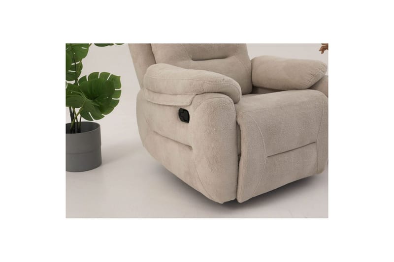 Angola Manuell reclinerstol - Kremhvit - Møbler - Stoler & lenestoler - Lenestoler - Liggestol