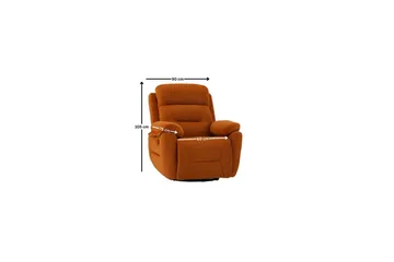 Angola Manuell reclinerstol - Rød - Møbler - Stoler & lenestoler - Lenestoler - Recliner & kinostol