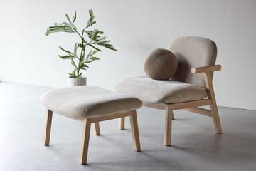 Armchair Venture Home Beige Fåtölj + Ottoman - Møbler - Stoler & lenestoler - Lenestoler