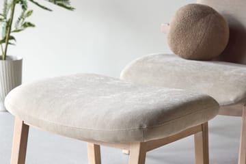 Armchair Venture Home Beige Fåtölj + Ottoman - Møbler - Stoler & lenestoler - Lenestoler
