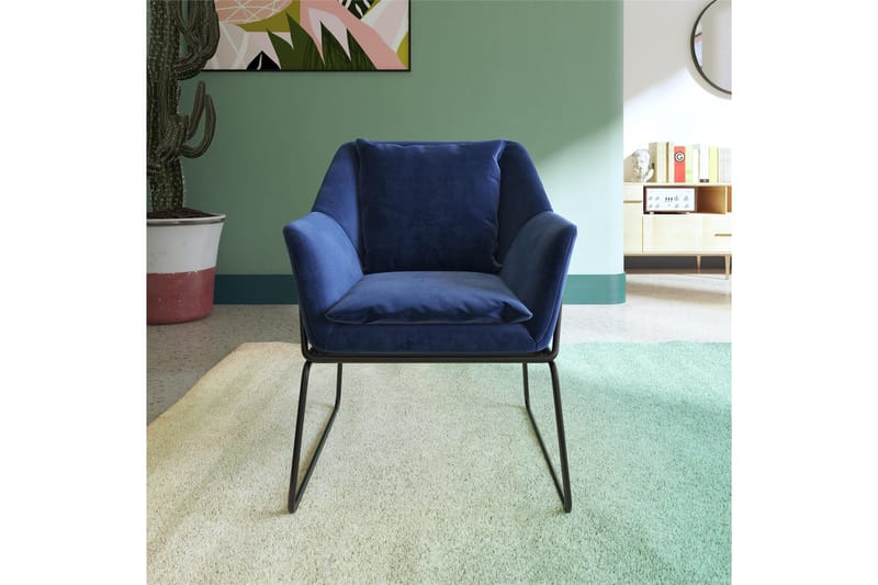Avery Lenestol Blå - Dorel Home - Møbler - Stoler & lenestoler - Lenestoler