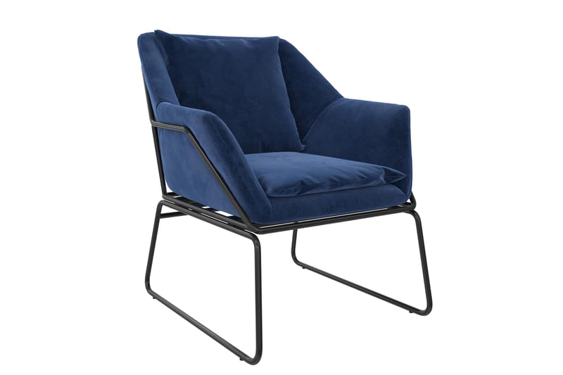 Avery Lenestol Blå - Dorel Home - Møbler - Stoler & lenestoler - Lenestoler