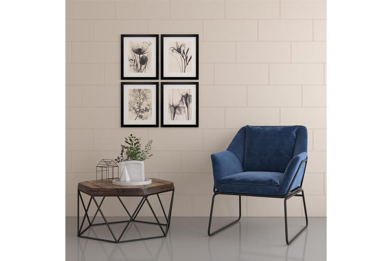 Avery Lenestol Blå - Dorel Home - Møbler - Stoler & lenestoler - Lenestoler