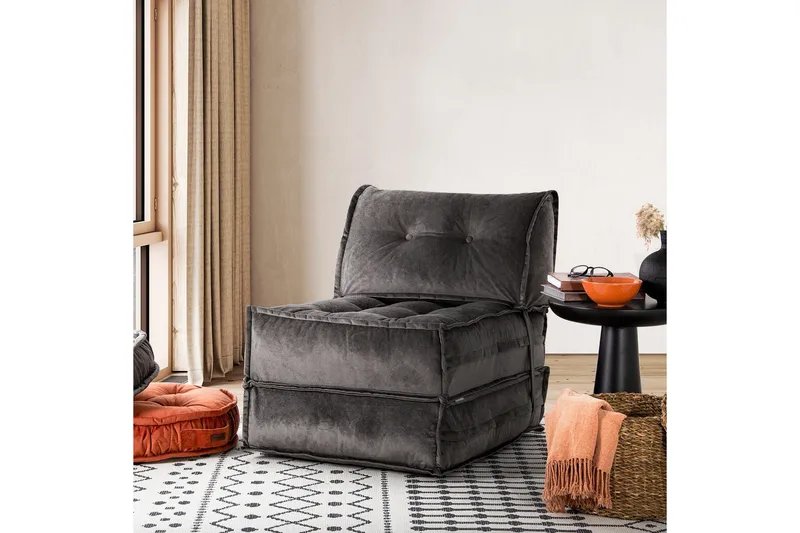 Avy Sovesofa Lenestol - Antrasitt - Møbler - Stoler & lenestoler - Lenestoler - Sovestol