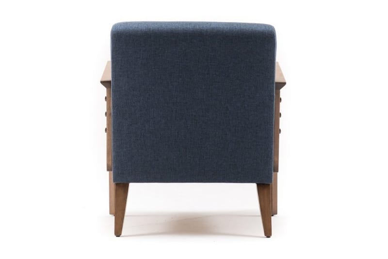 Barrion Lenestol med Armlene - Blå - Møbler - Stoler & lenestoler - Lenestoler