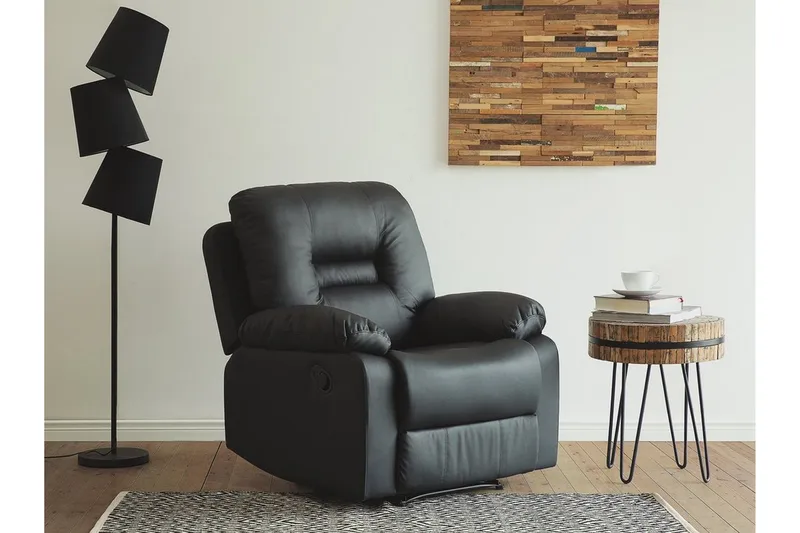 Bergen Lenestol - Svart - Møbler - Stoler & lenestoler - Lenestoler