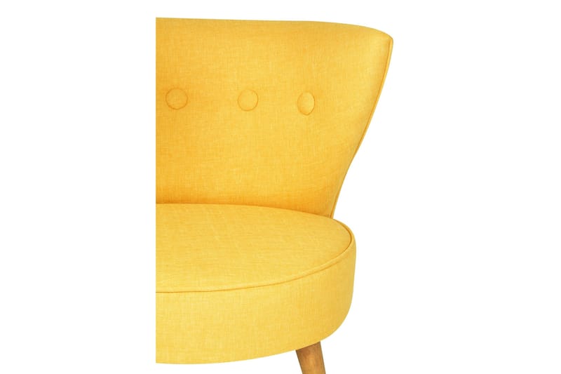 Biby Lenestol med Armlene - Gul - Møbler - Stoler & lenestoler - Lenestoler