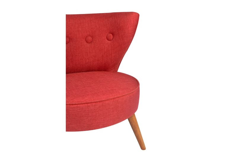 Biby Lenestol med Armlene - Rød - Møbler - Stoler & lenestoler - Lenestoler