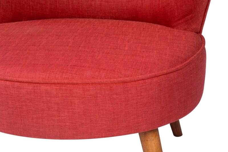 Biby Lenestol med Armlene - Rød - Møbler - Stoler & lenestoler - Lenestoler