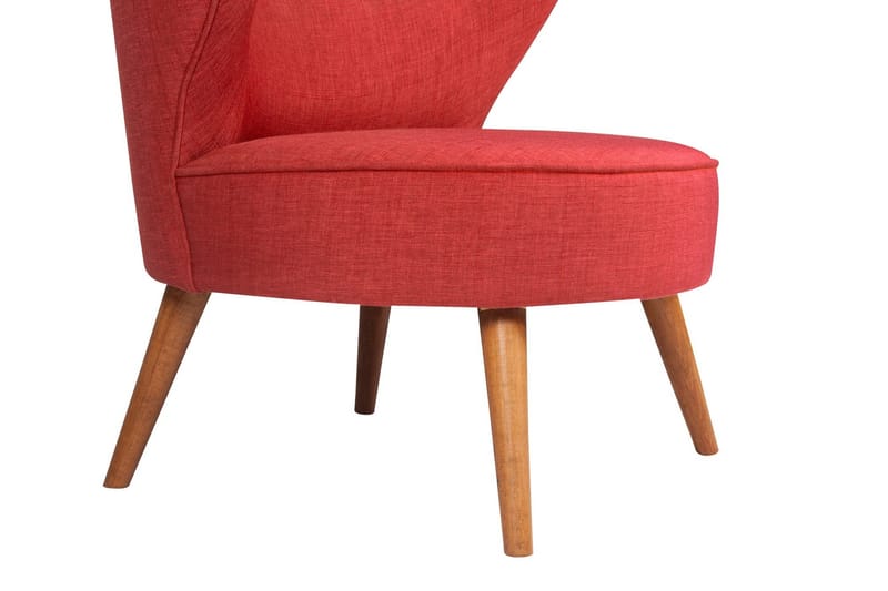 Biby Lenestol med Armlene - Rød - Møbler - Stoler & lenestoler - Lenestoler