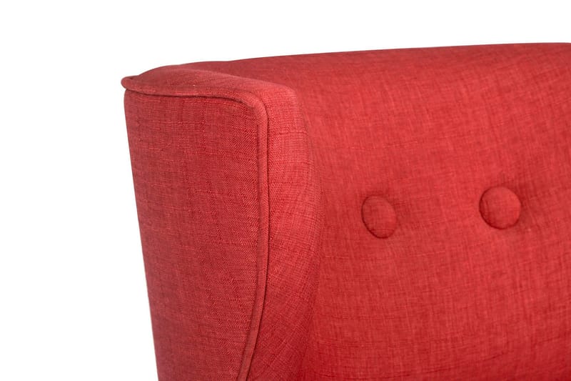 Biby Lenestol med Armlene - Rød - Møbler - Stoler & lenestoler - Lenestoler