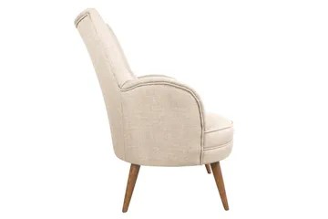 Brandn Lenestol med Armlene - Beige - Møbler - Stoler & lenestoler - Lenestoler