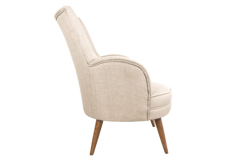 Brandn Lenestol med Armlene - Beige - Møbler - Stoler & lenestoler - Lenestoler