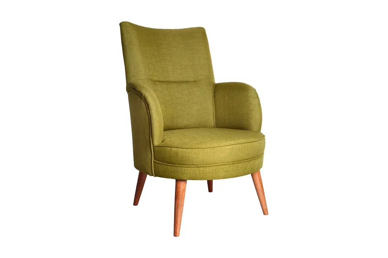 Brandn Lenestol med Armlene - Grønn - Møbler - Stoler & lenestoler - Lenestoler
