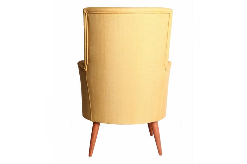 Brandn Lenestol med Armlene - Gul - Møbler - Stoler & lenestoler - Lenestoler