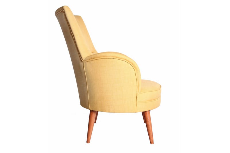 Brandn Lenestol med Armlene - Gul - Møbler - Stoler & lenestoler - Lenestoler