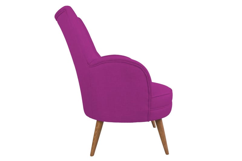 Brandn Lenestol med Armlene - Lilla - Møbler - Stoler & lenestoler - Lenestoler