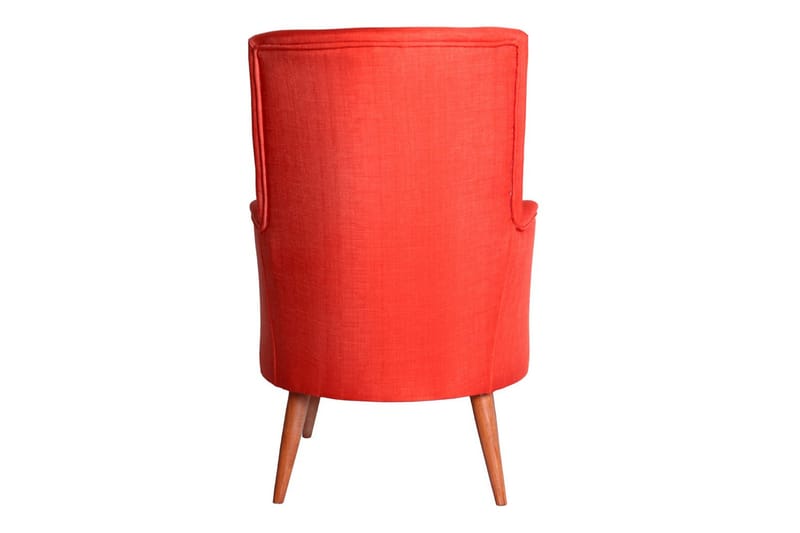 Brandn Lenestol med Armlene - Rød - Møbler - Stoler & lenestoler - Lenestoler