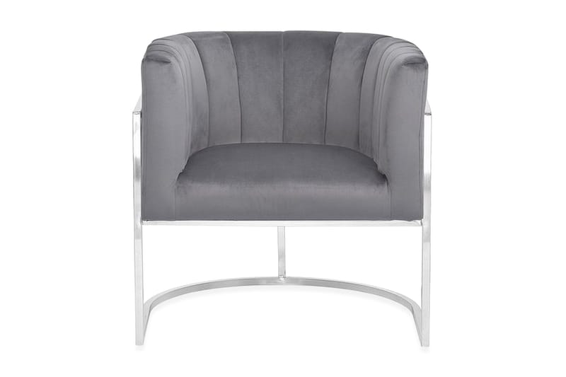 Breitsprecher Lenestol Fløyel, Grå