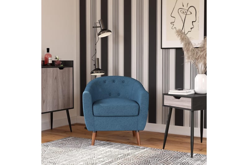 Brie Lenestol Blå - Queer Eye - Møbler - Stoler & lenestoler - Lenestoler