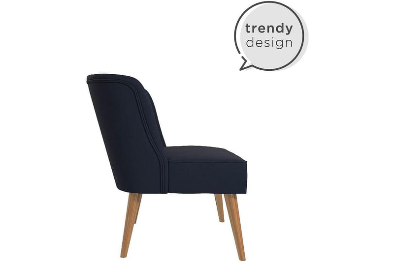 Brittany Lenestol Linblå - Novogratz - Møbler - Stoler & lenestoler - Lenestoler - Lenestoler uten armlene