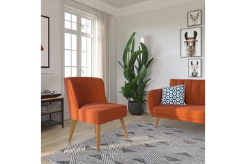 Brittany Lenestol Linoransje - Novogratz - Møbler - Stoler & lenestoler - Lenestoler