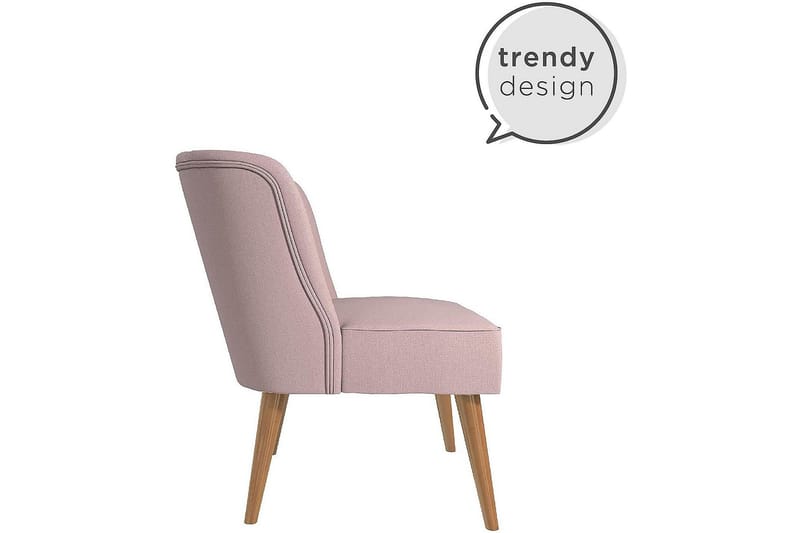 Brittany Lenestol Linrosa - Novogratz - Møbler - Stoler & lenestoler - Lenestoler - Lenestoler uten armlene