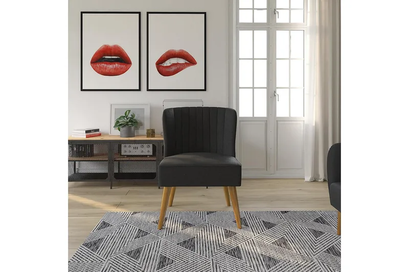 Brittany Lenestol Mørklingrå - Novogratz - Møbler - Stoler & lenestoler - Lenestoler - Lenestoler uten armlene