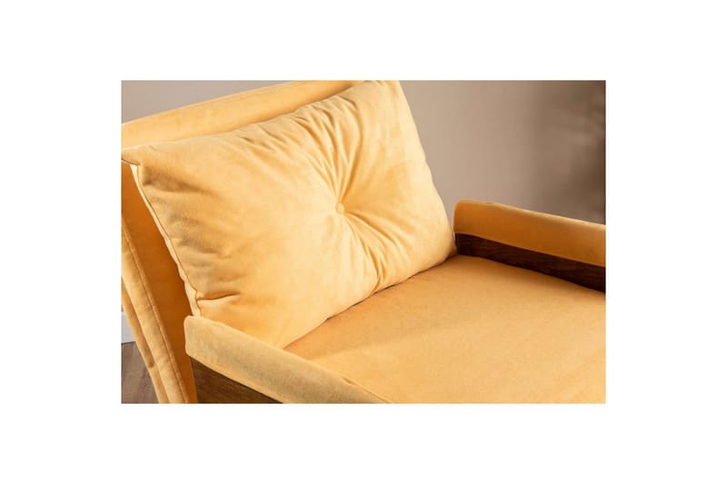 Canelo Sovelenestol - Sennepsgul Gul - Møbler - Sofaer - Sovesofaer