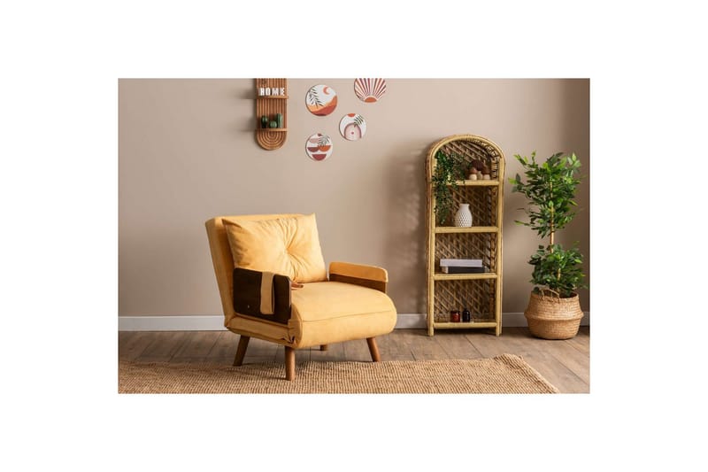 Canelo Sovelenestol - Sennepsgul Gul - Møbler - Sofaer - Sovesofaer