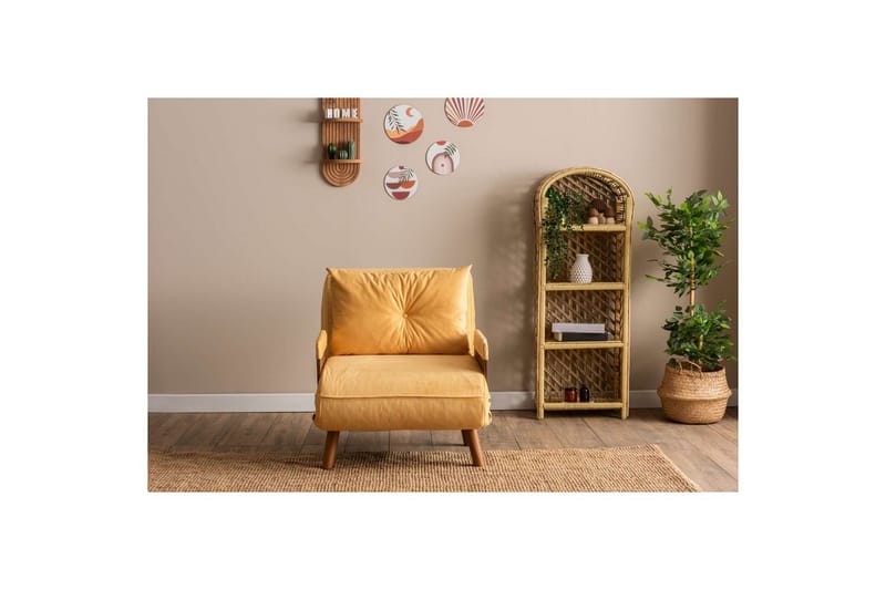 Canelo Sovelenestol - Sennepsgul Gul - Møbler - Sofaer - Sovesofaer