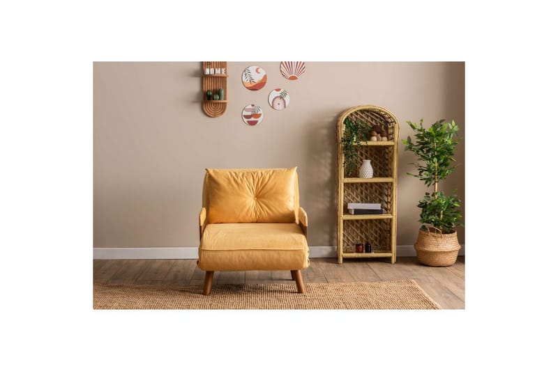 Canelo Sovelenestol - Sennepsgul Gul - Møbler - Sofaer - Sovesofaer