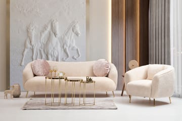 Caraquet Lenestol - Beige - Møbler - Stoler & lenestoler - Lenestoler