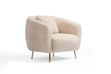 Caraquet Lenestol - Beige - Møbler - Stoler & lenestoler - Lenestoler