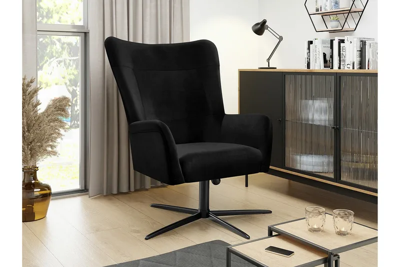 Carney Fåtölj Black - Møbler - Stoler & lenestoler - Lenestoler