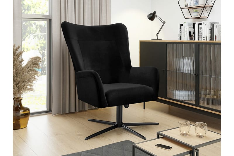 Carney Fåtölj Black - Møbler - Stoler & lenestoler - Lenestoler
