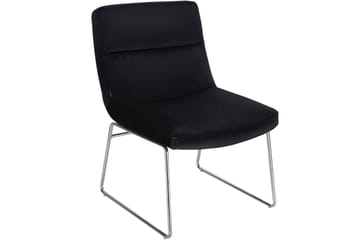 Castlegar Loungelenestol - Svart - Møbler - Stoler & lenestoler - Lenestoler