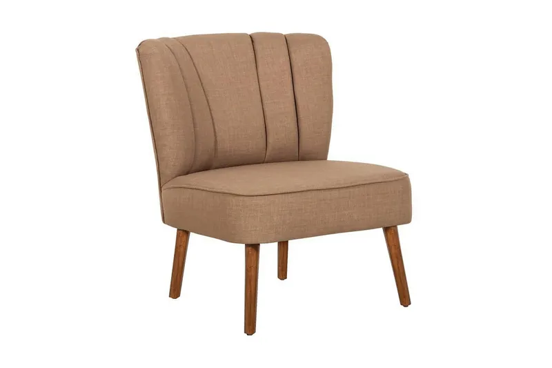 Caulk Lenestol med Armlene, Brun