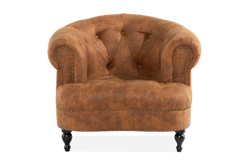 Castelano Lenestol - Beige - Møbler - Stoler & lenestoler - Lenestoler - Chesterfield lenestol