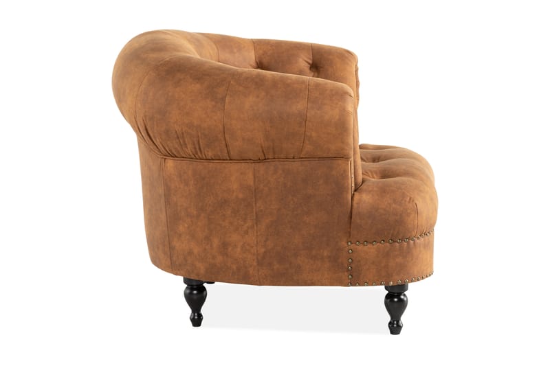 Castelano Lenestol - Beige - Møbler - Stoler & lenestoler - Lenestoler - Chesterfield lenestol