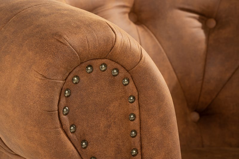 Castelano Lenestol - Beige - Møbler - Stoler & lenestoler - Lenestoler - Chesterfield lenestol