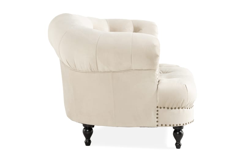 Castelano Lenestol - Beige - Møbler - Stoler & lenestoler - Lenestoler - Chesterfield lenestol